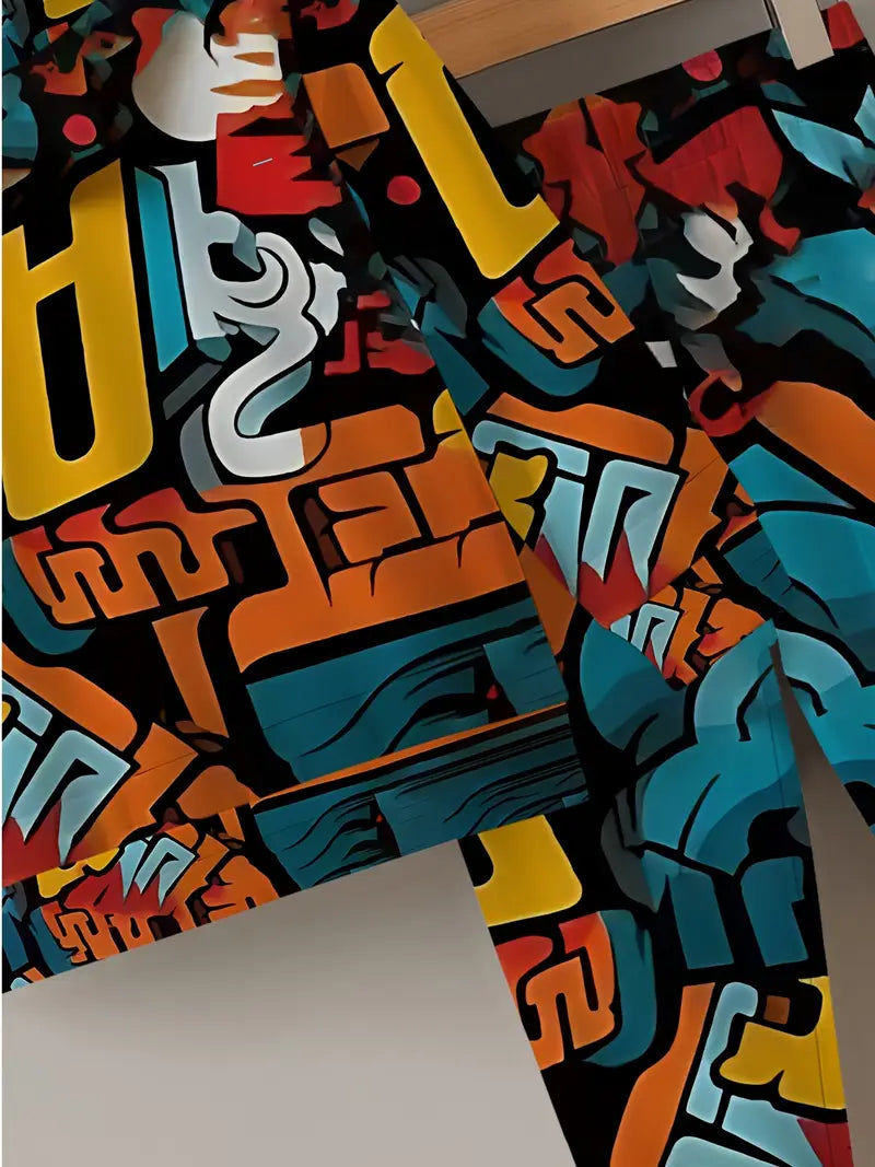 Baby Boys & Girls Hoodie Set Cartoon Letter