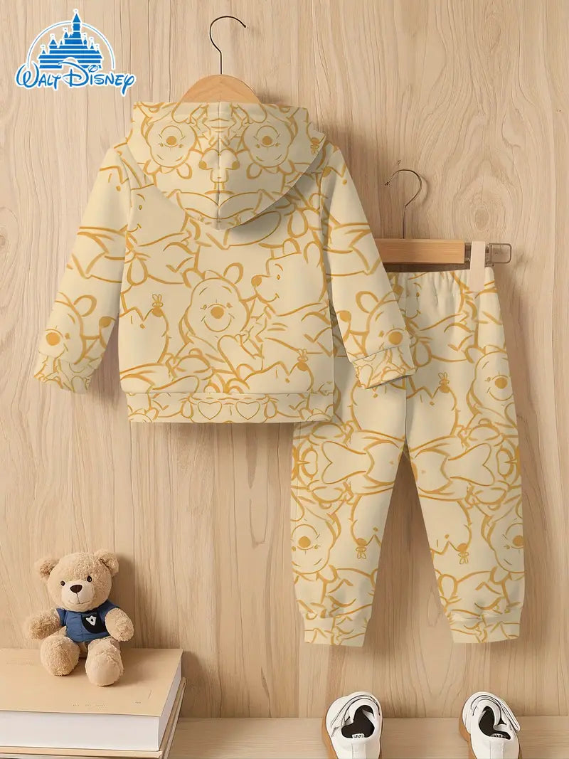 Baby Boys & Girls Hoodie Set Disney bee and bear