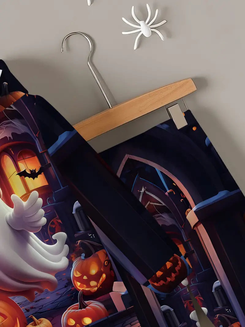 Baby Boys & Girls Hoodie Set Ghost, Pumpkin Lantern & Bat