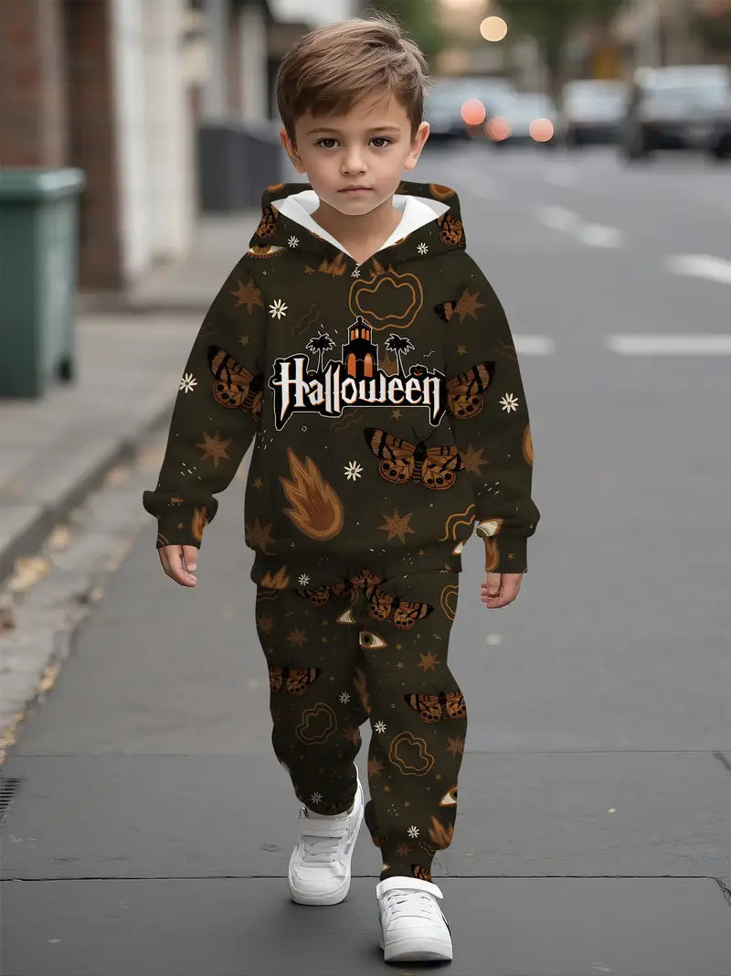 Baby Boys & Girls Hoodie Set Halloween Moth