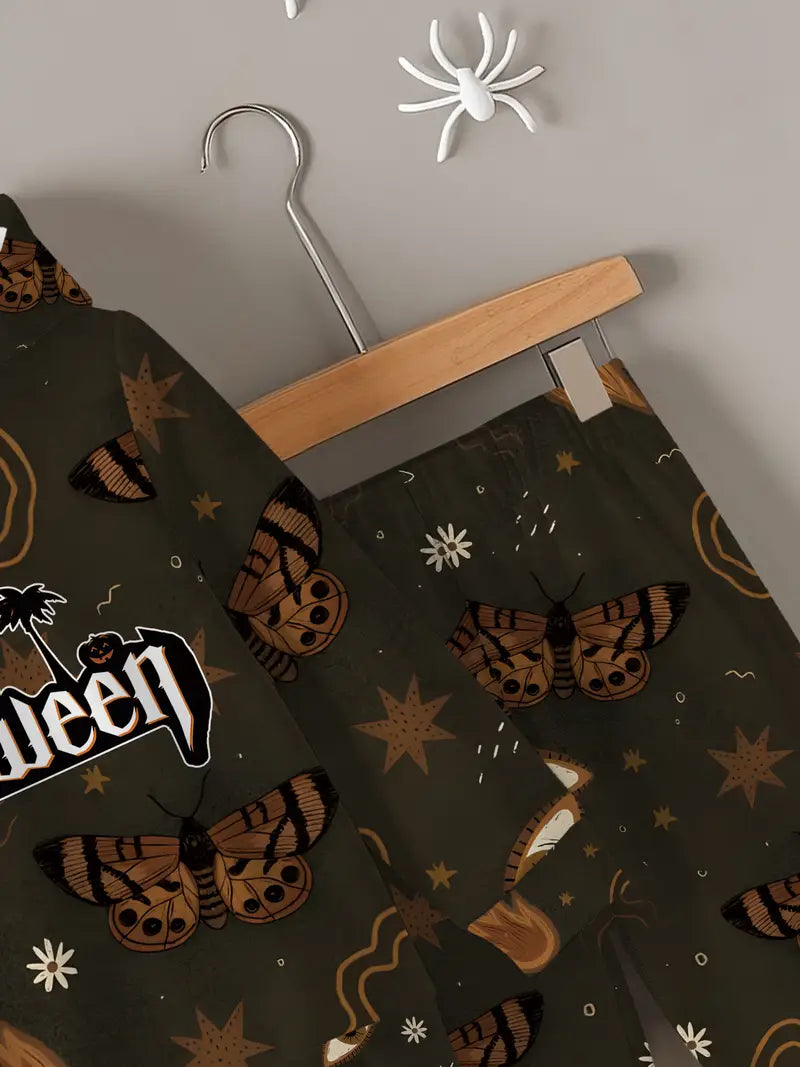 Baby Boys & Girls Hoodie Set Halloween Moth